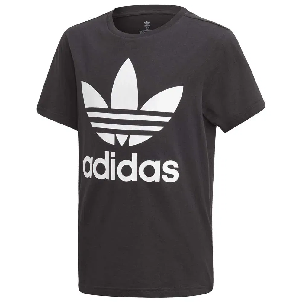 Футболка с коротким рукавом Trefoil Adidas Originals, черный