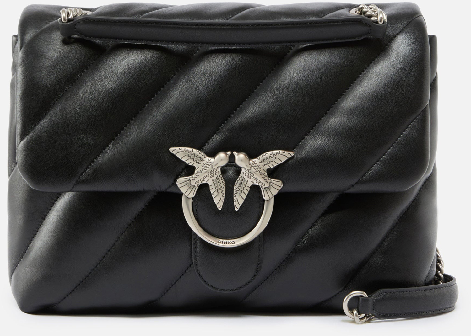 

Сумка Pinko Big Love Puff, черный