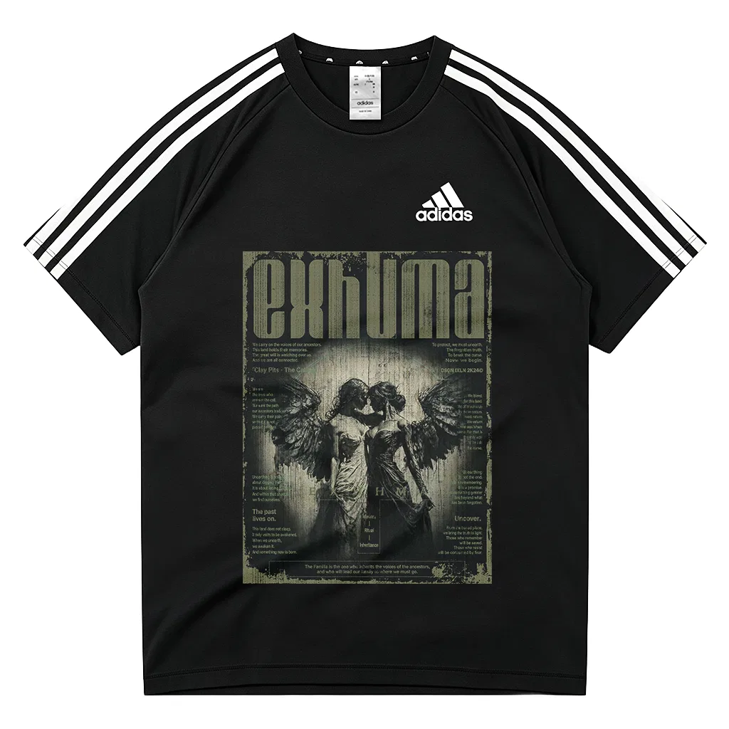Футболка с круглым вырезом Adidas Football, Черный