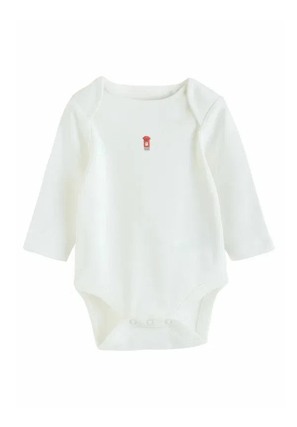Футболка с длинным рукавом хлопок London Long Sleeve 5 Pack Next, Red, красный — фото 2