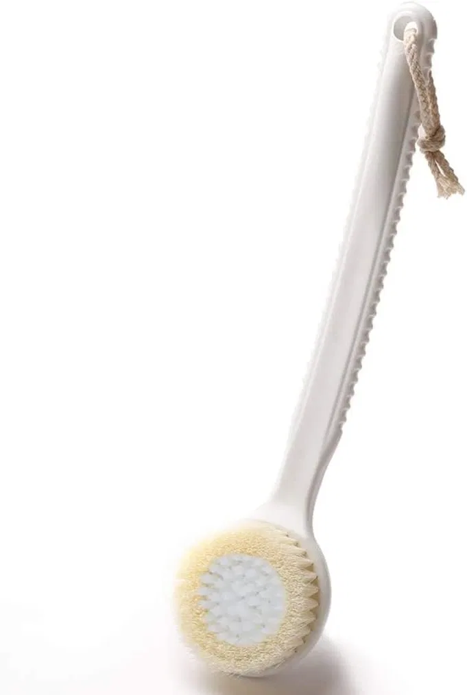 Щетка для душа для спины ETUELNOPT, 35,5x8 см, White