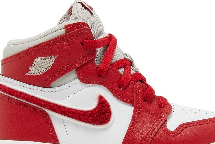Кроссовки Air Jordan 1 Retro High OG TD Newstalgia Chenille, красный — фото 2