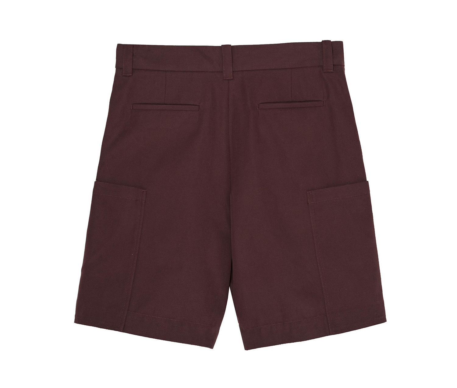 Шорты-бермуды Zara Benito Antonio Collection Relaxed Fit Pleated Cargo, коричневый — фото 4