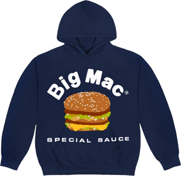 

Худи Cactus Plant Flea Market x McDonald's Team Big Mac Hoodie 'Navy', синий