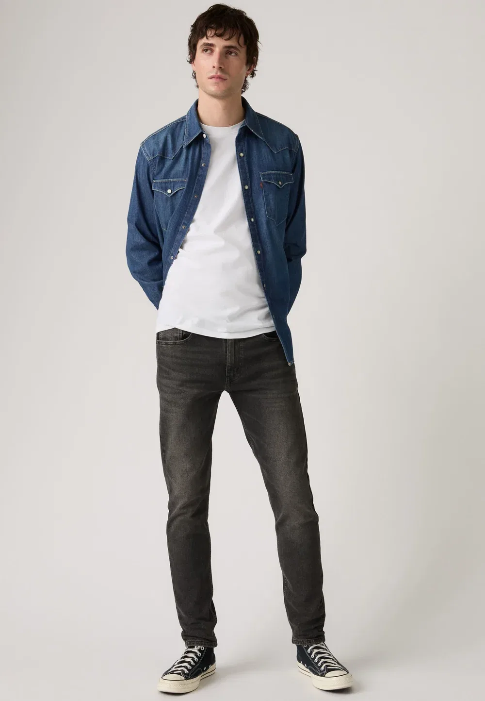 512 узкие джинсы-клеш - джинсы зауженного кроя Levi'S, Evening Stars Adv — фото 2