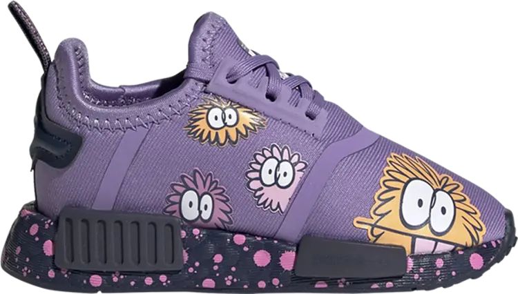 Кроссовки Adidas Kevin Lyons x NMD_R1 I 'Monster', фиолетовый — фото 2