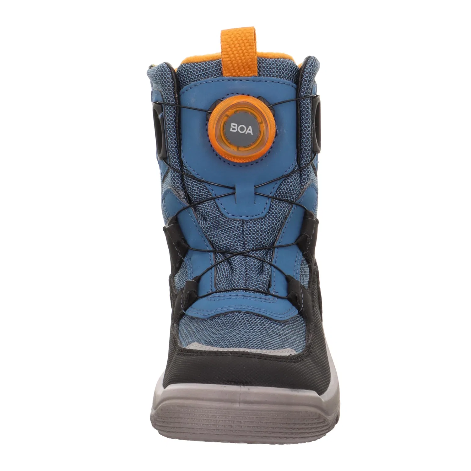Детские ботинки для мальчиков с принтом Mars Superfit, Blue Orange 8000 — фото 2