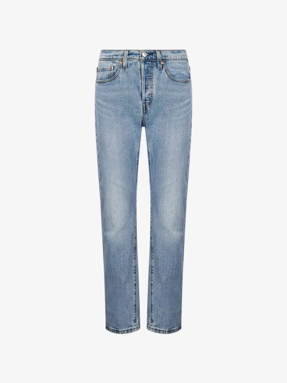 Джинсы Levi's 501 прямого кроя с нашивкой-логотипом, синий