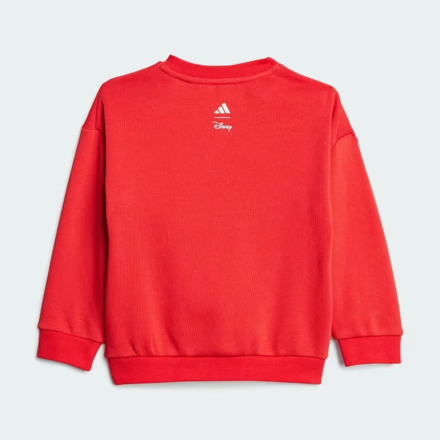 Спортивный костюм из футера с принтом Mickey Mouse adidas, Красный — фото 3