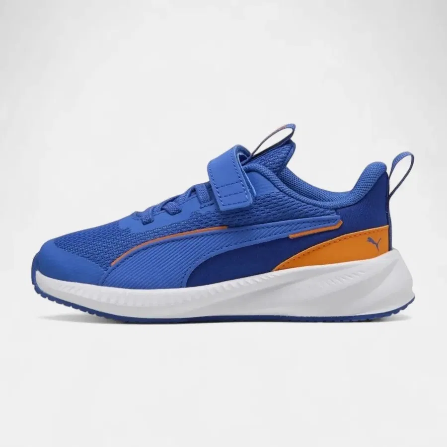 Детские спортивные кроссовки с липучками Flyer 3 Ac+ Ps Puma, Серый — фото 2