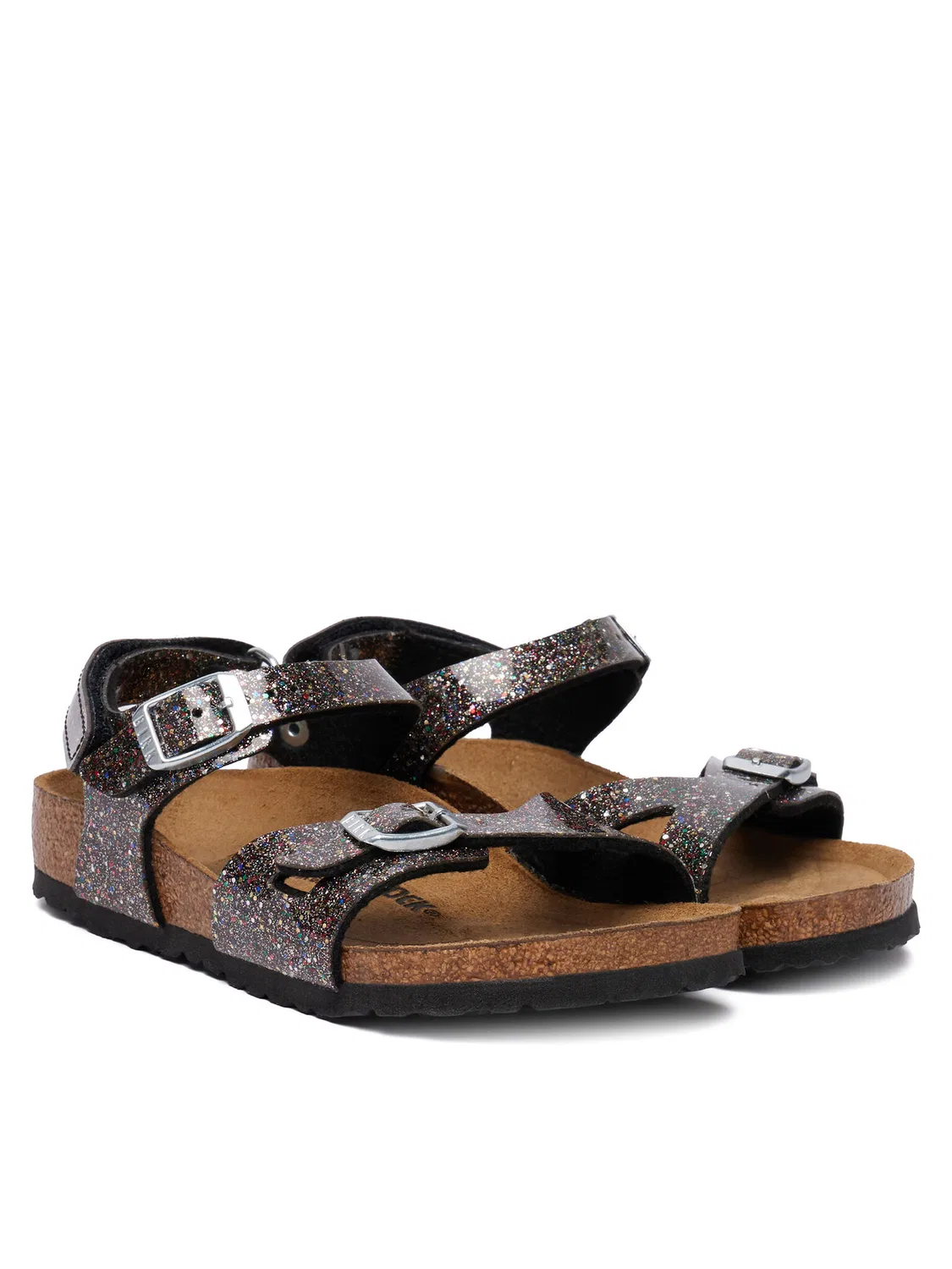 Сандалии для девочки Rio As Birkenstock, черный — фото 2