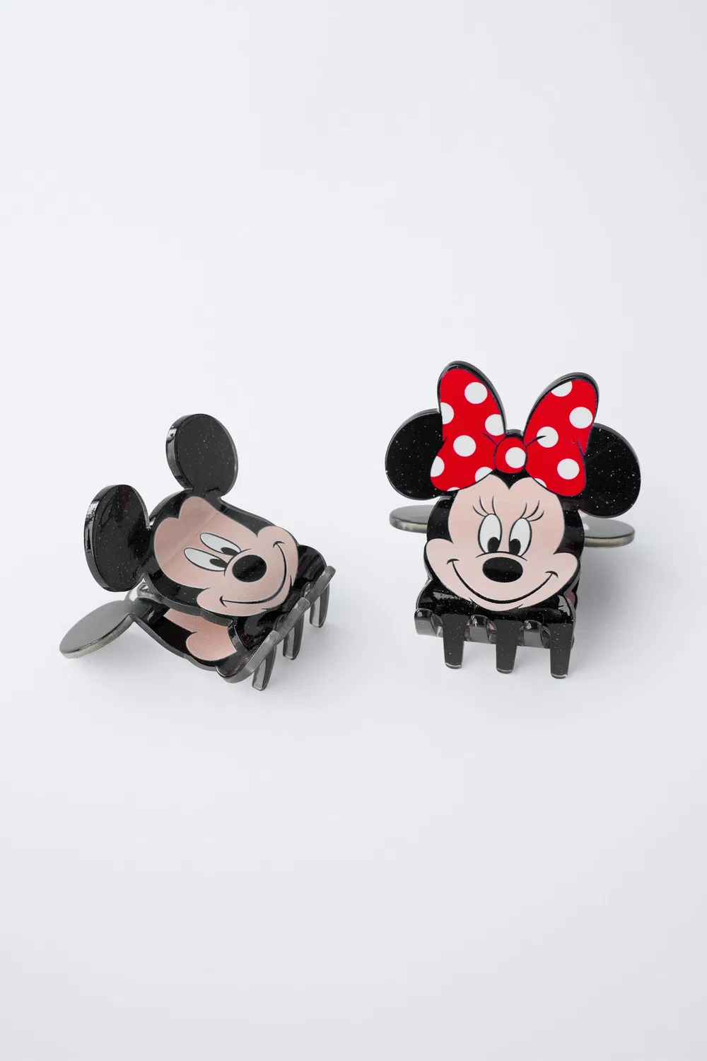 Набор из двух заколок для волос Микки и Минни Маус Disney ZARA, Red — фото 3