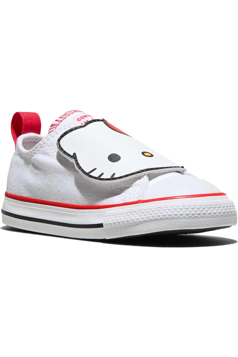 Кеды детские с Hello Kitty Chuck Taylor All Star Converse, белый/белый/красный