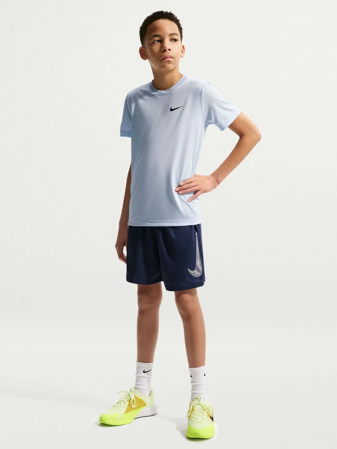 Шорты тренировочные Dri-FIT Multi Nike, темно-синий — фото 3