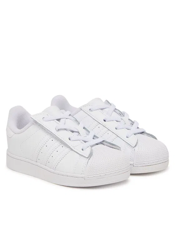Кроссовки Superstar II Elastic Lace Adidas, белый — фото 2