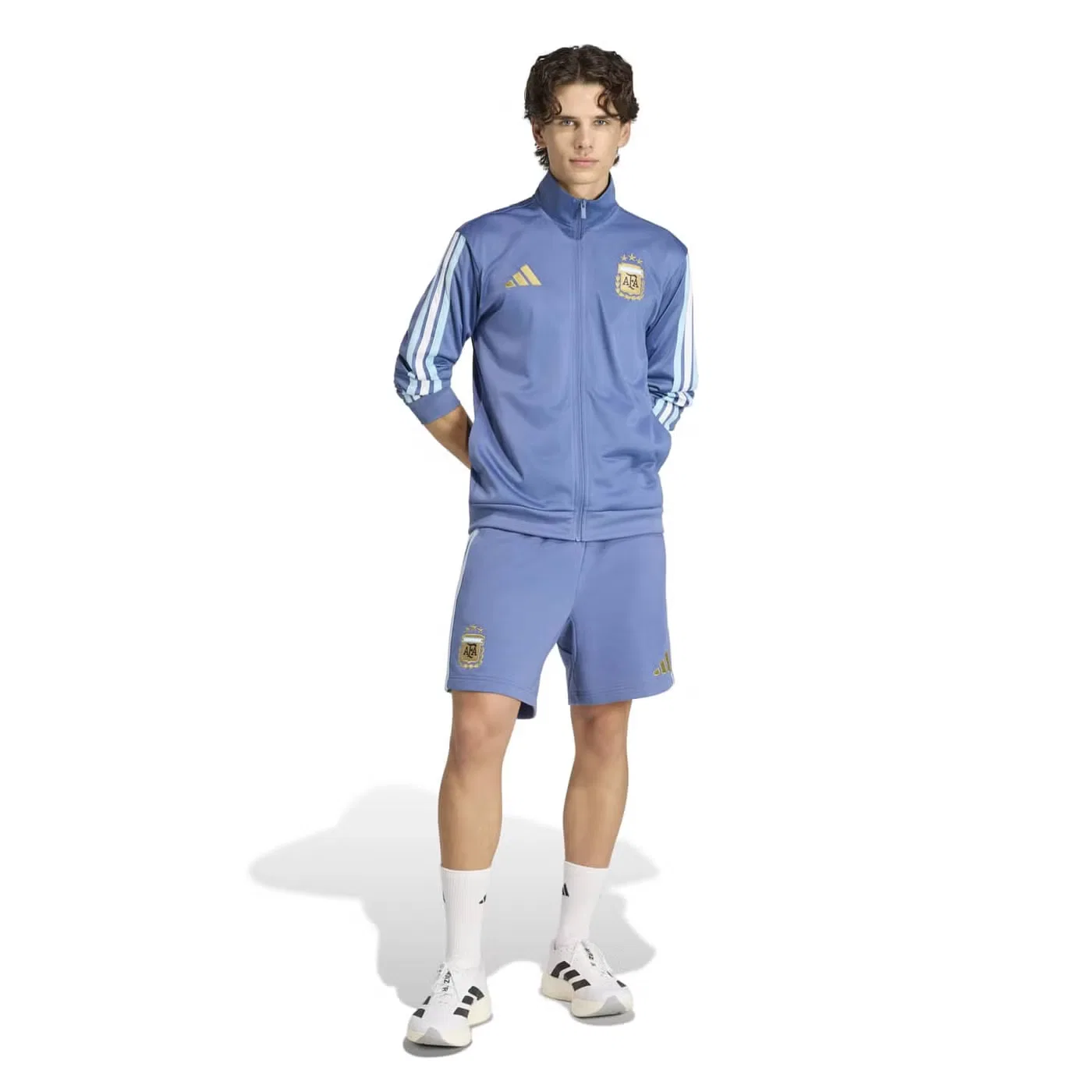 Куртка Adidas Argentina DNA, голубой — фото 4