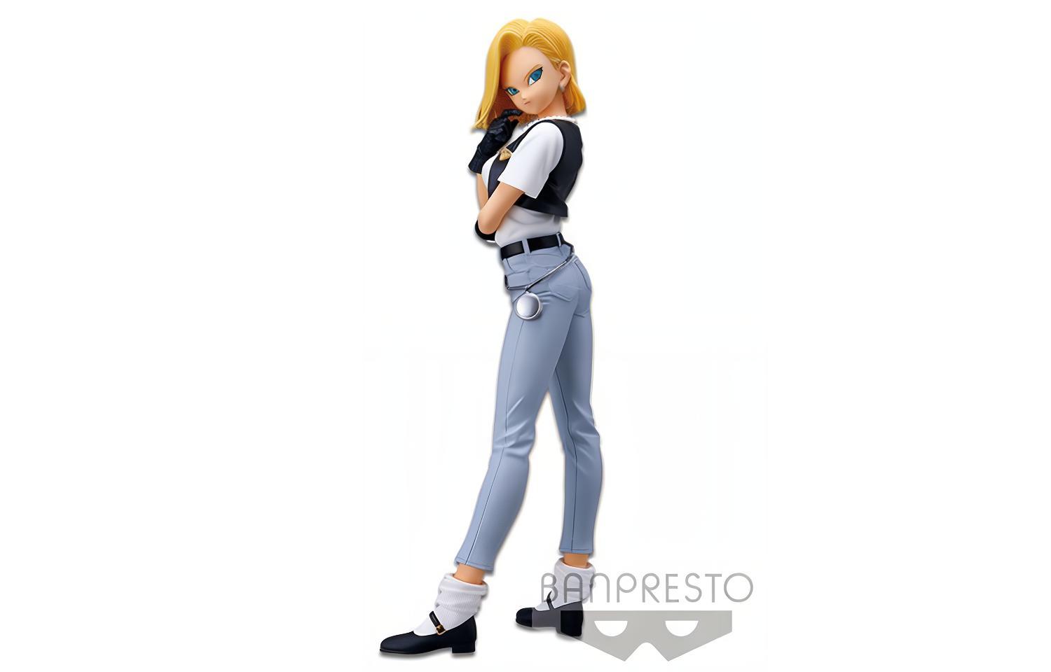 

Заводские очки Android 18, Dragon Ball Z искрящееся очарование B разноцветные 25см BANPRESTO