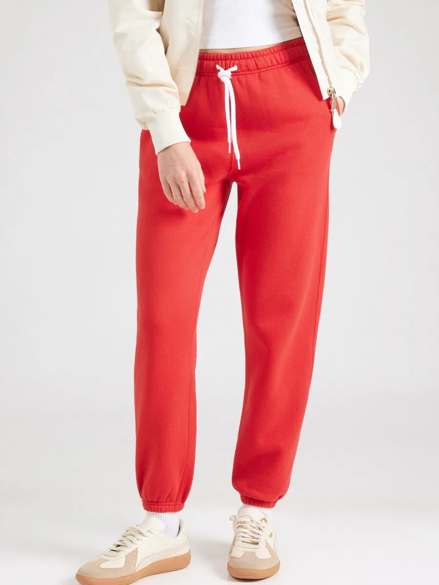 Зауженные брюки Polo Ralph Lauren красного цвета — фото 2