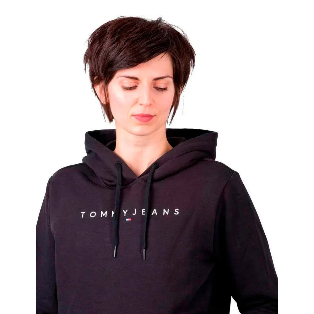 Женский худи из хлопка Tommy hilfiger, Black — фото 2