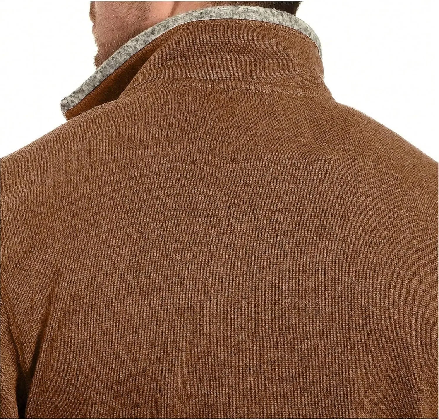 Мужская футболка с длинным рукавом Quarter-Zip Generic, Buck — фото 3