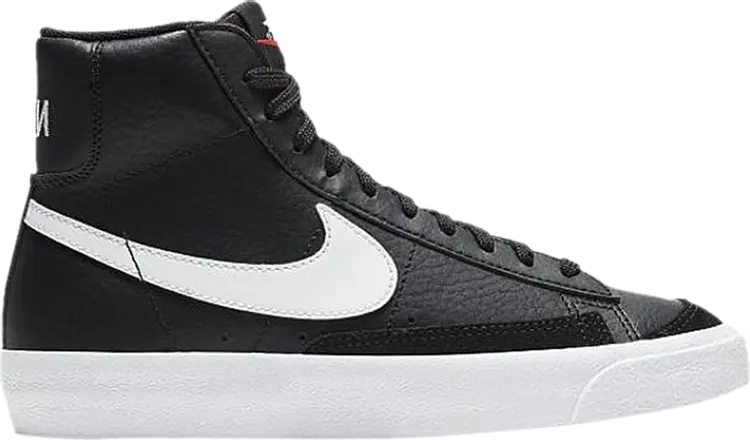 

Кроссовки Nike Blazer Mid '77 GS 'Black White', черный