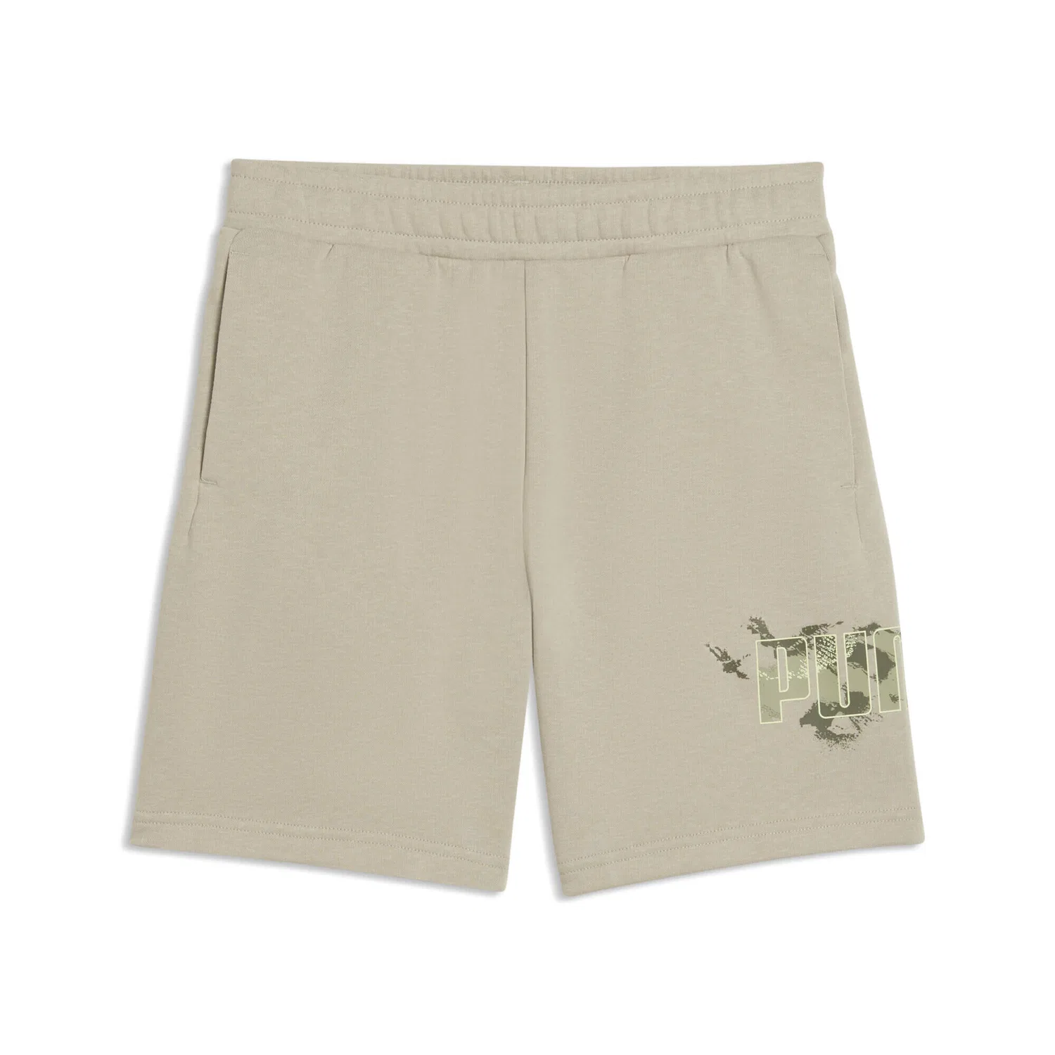 Детские шорты с принтом Essentials Camo Shorts Puma, Hellbeige