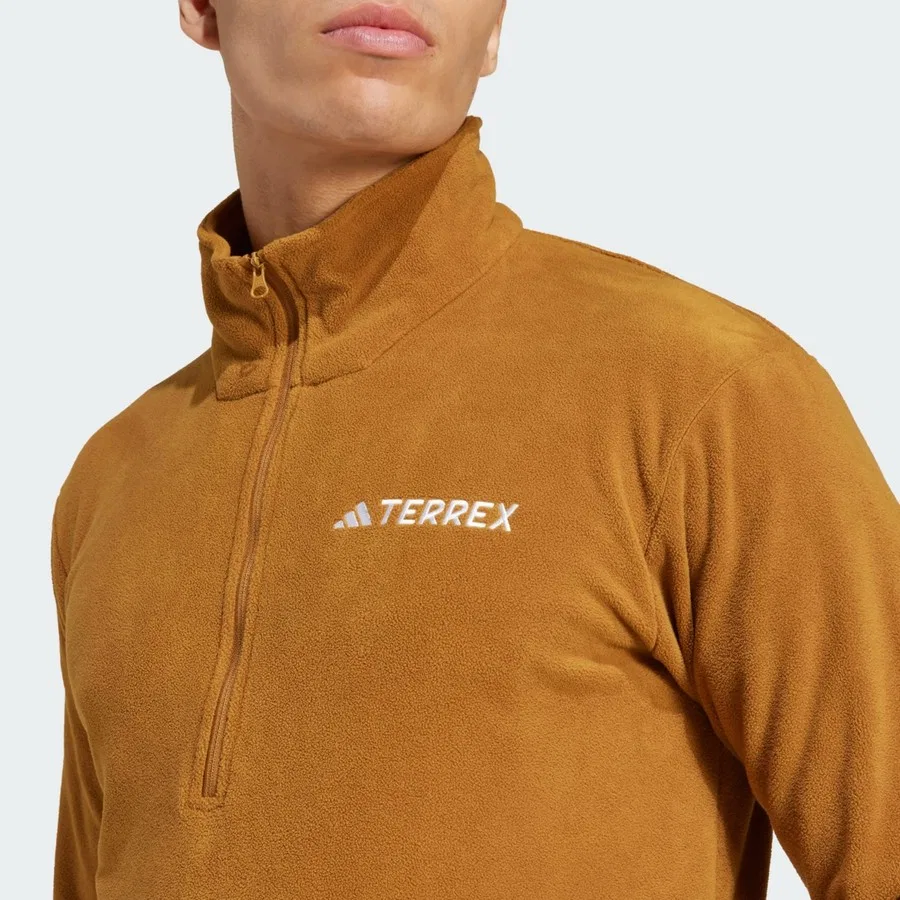Флисовая куртка-полузамок TERREX JP0785 Multi Essentials adidas, Бронзовый — фото 4