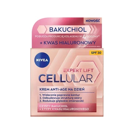 Крем ночной лифтинг-уход Nivea Cellular Expert Lift Bakuchiol, 50 мл