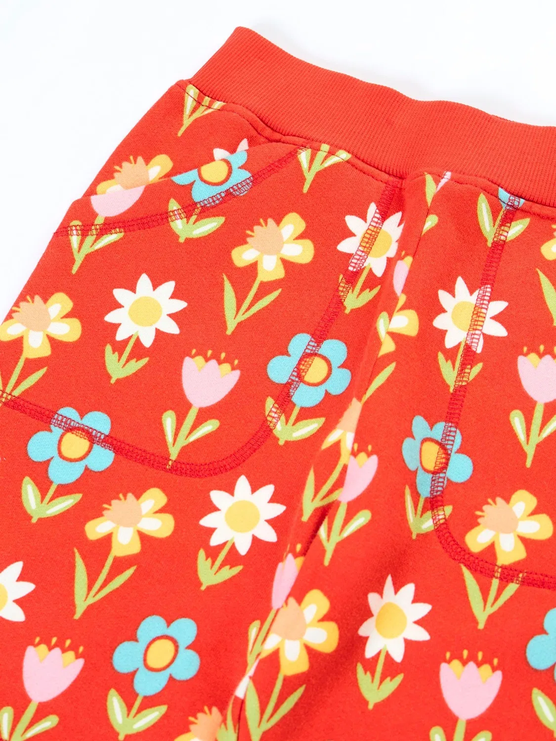 Джоггеры с принтом Malpas Frugi, красный — фото 2