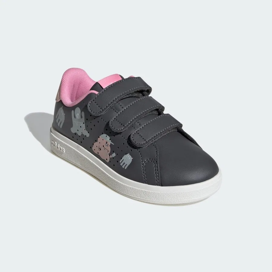 Детские кроссовки с перфорацией Advantage Base 2.0 adidas, Белый — фото 3