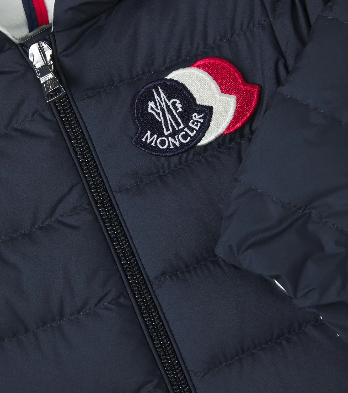 Детская пуховая куртка Moncler Enfant, синий — фото 3