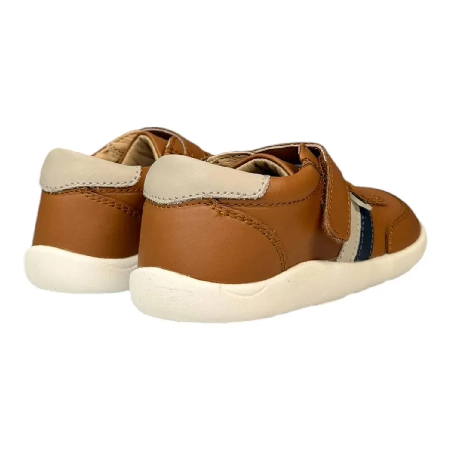 Детские кроссовки для мальчиков высокие с аппликацией Old Soles, Tan — фото 4