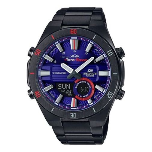 

Часы CASIO EDIFICE Series SCUDERIA TORO ROSSO Sportses Men's Black/Blue Mens BlackBlue Analog, синий