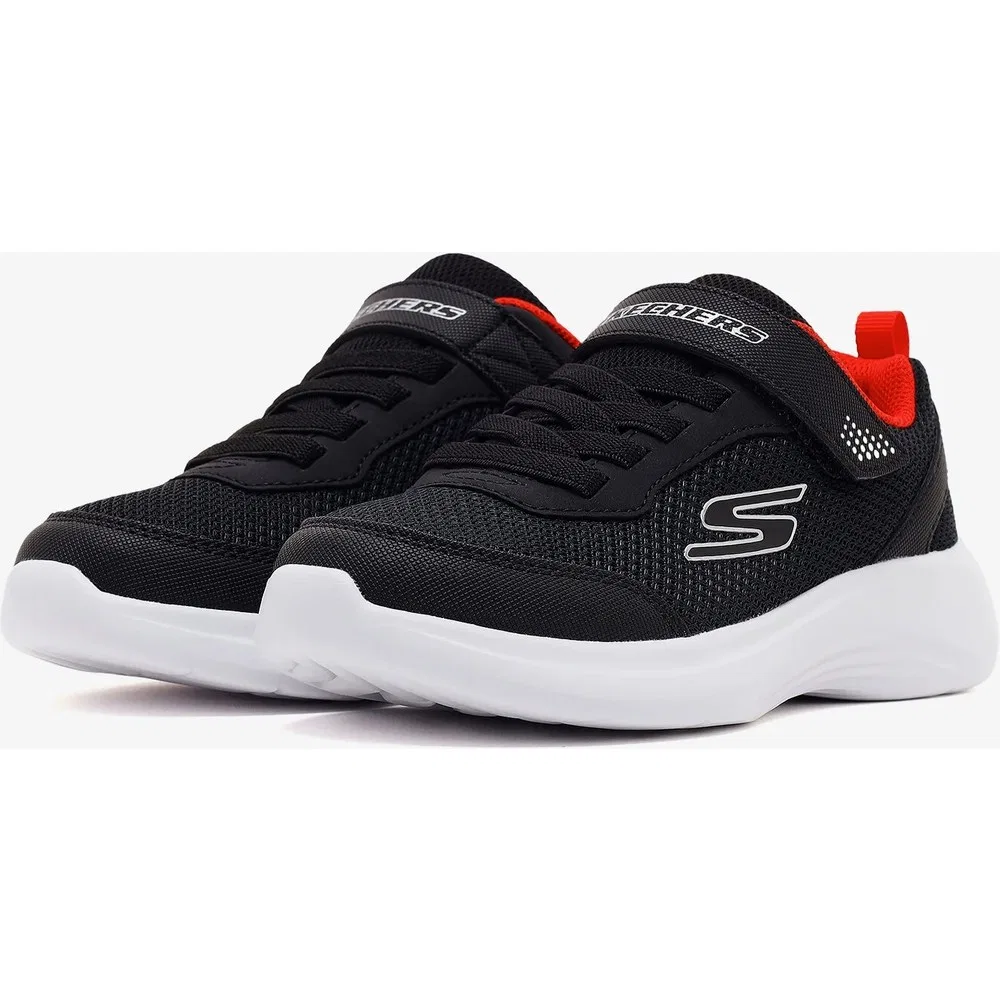 Детские спортивные кроссовки Skechers 403615L Bkrd, Black Red — фото 3