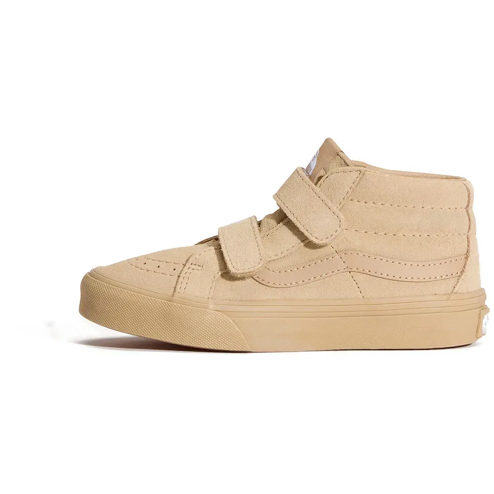 Детские кроссовки для девочек с высоким берцем SK8-Mid Reissue V Vans, Beige — фото 2