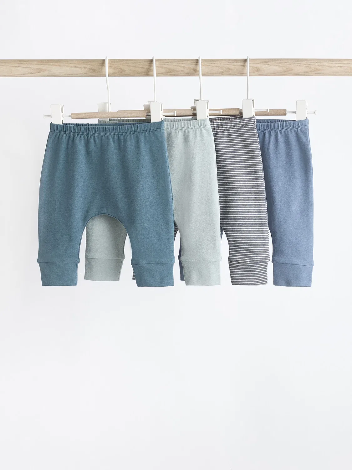 Леггинсы 4 пары, хлопок Next, Teal Blue