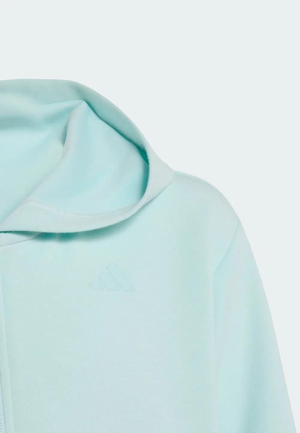 Детская толстовка Adidas на молнии - спортивная куртка-худи Adidas Sportswear, Halo Mint — фото 2