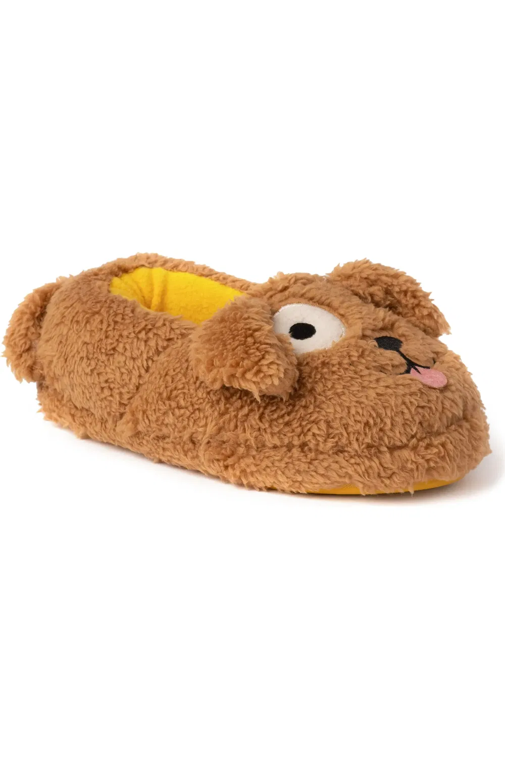 Детские тапочки слипоны с памятью формы Emery Critter Dearfoams, Tan