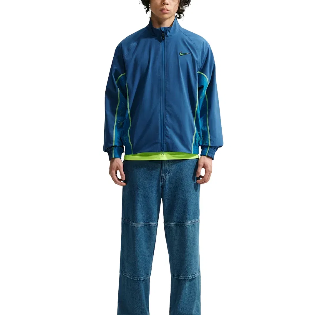 Мужская куртка с принтом Ishod Track Nike, синий — фото 3