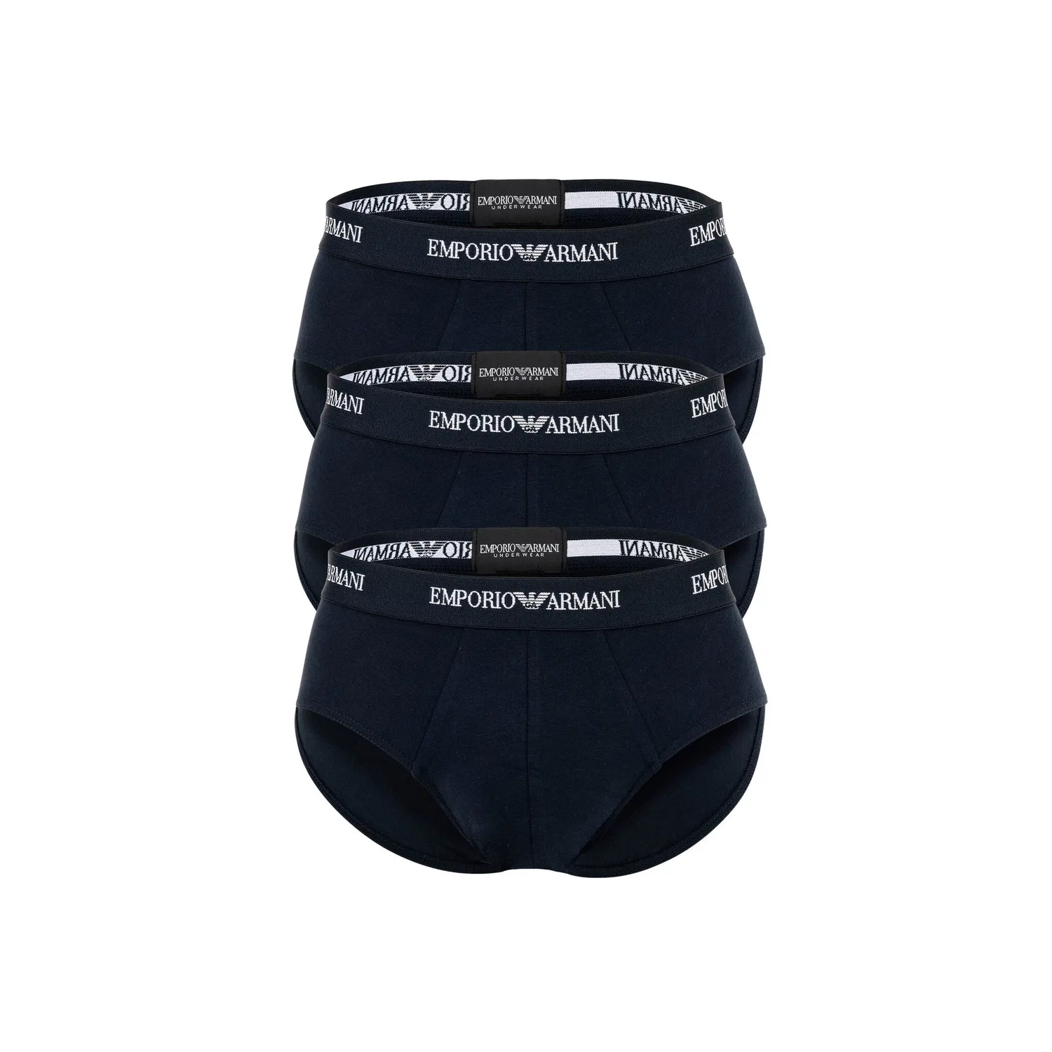 Мужские трусы-слипы с логотипом Emporio Armani, Blue