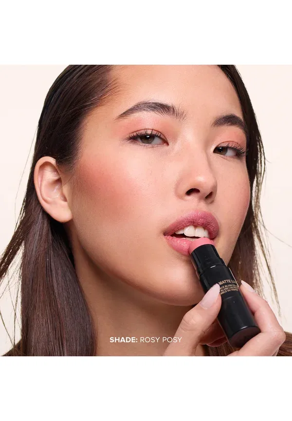 Румяна матовые Nudies all over face matte lux blush Nudestix rosy posy 7 г, цвет rosy posy — фото 3