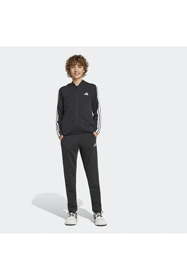 Детский спортивный костюм для девочек черный Adidas, Negru — фото 3