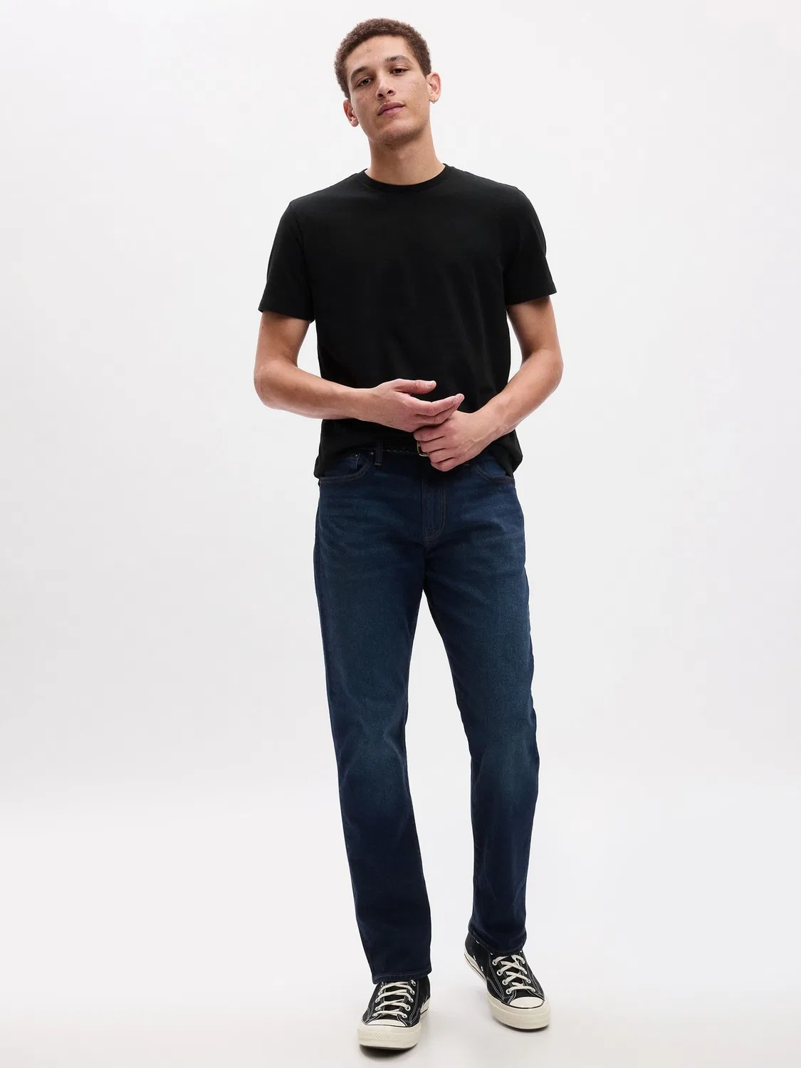 Футболка Gap Classic, Black — фото 3