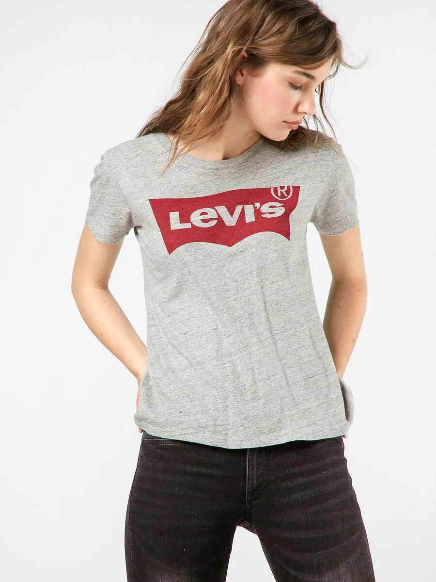 Футболка LEVI'S 'The Perfect' в серо-пятнистом цвете — фото 2