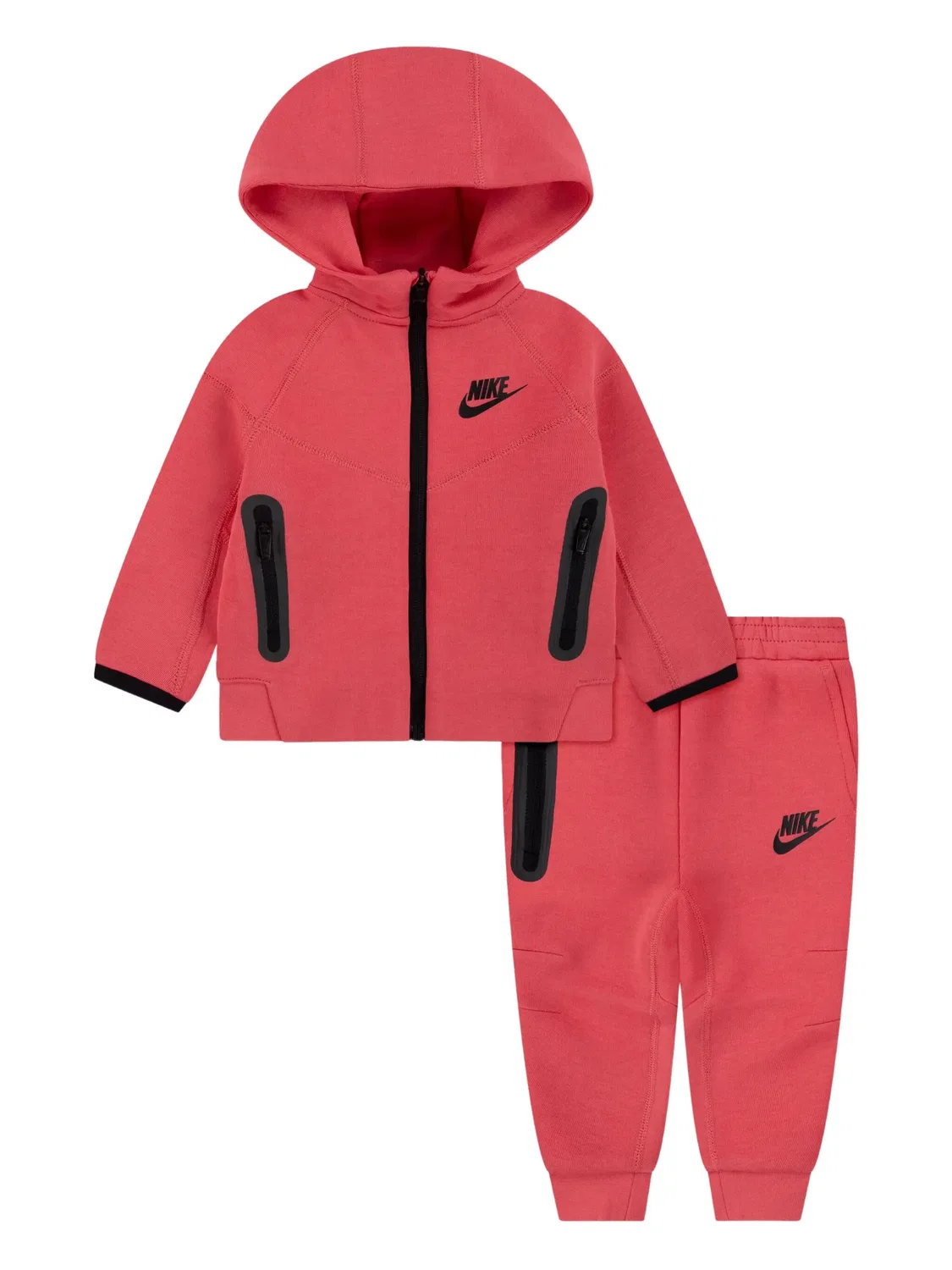 Nike Спортивный костюм с капюшоном розовый
