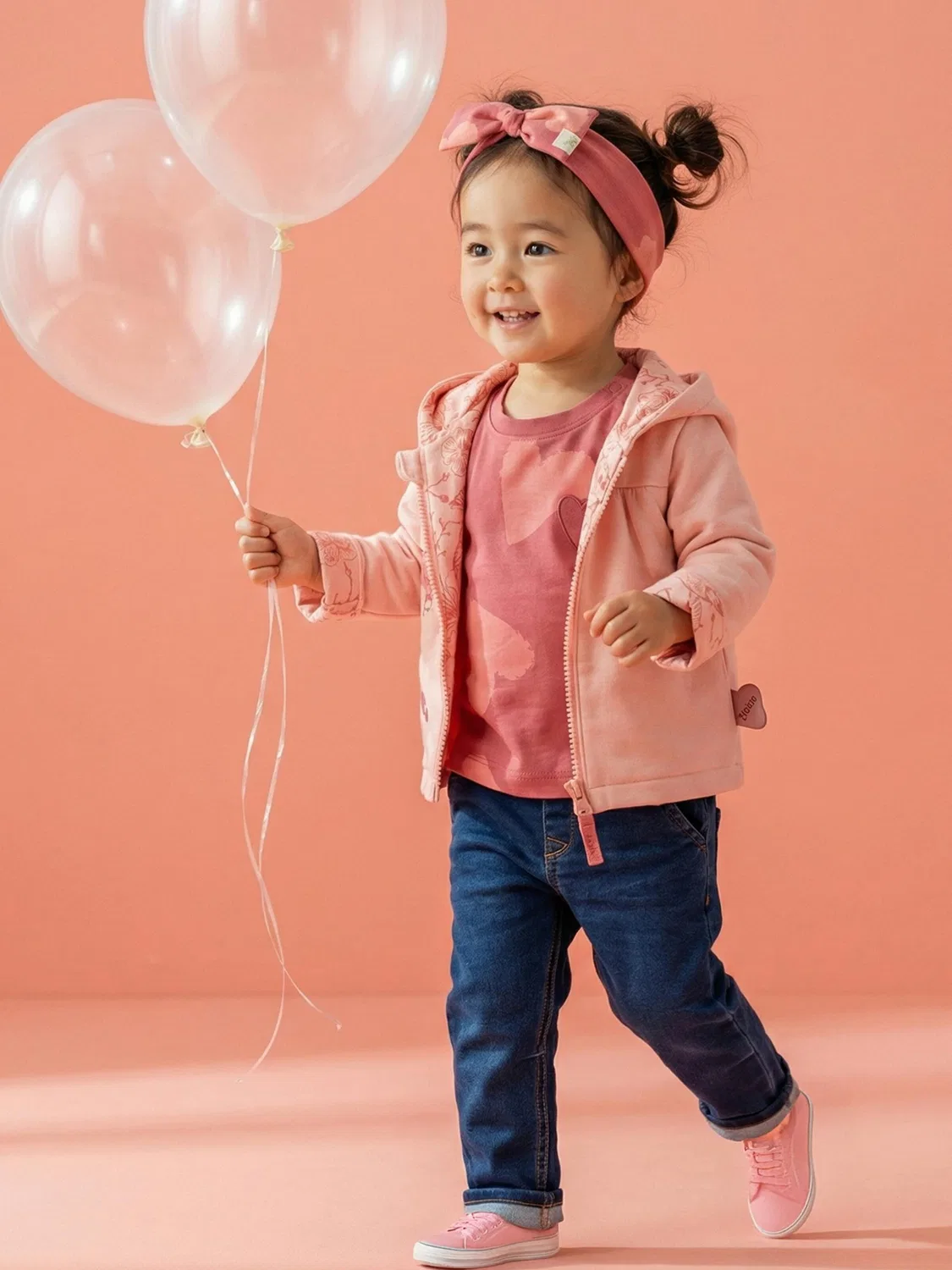 Рубашка Sigikid Langarmshirt Pink Birds розового цвета — фото 3