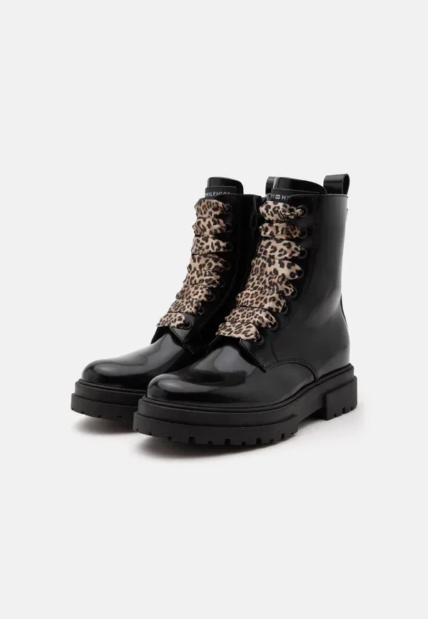 Ботинки на шнуровке Kessy unisex Tommy Hilfiger, черный — фото 2