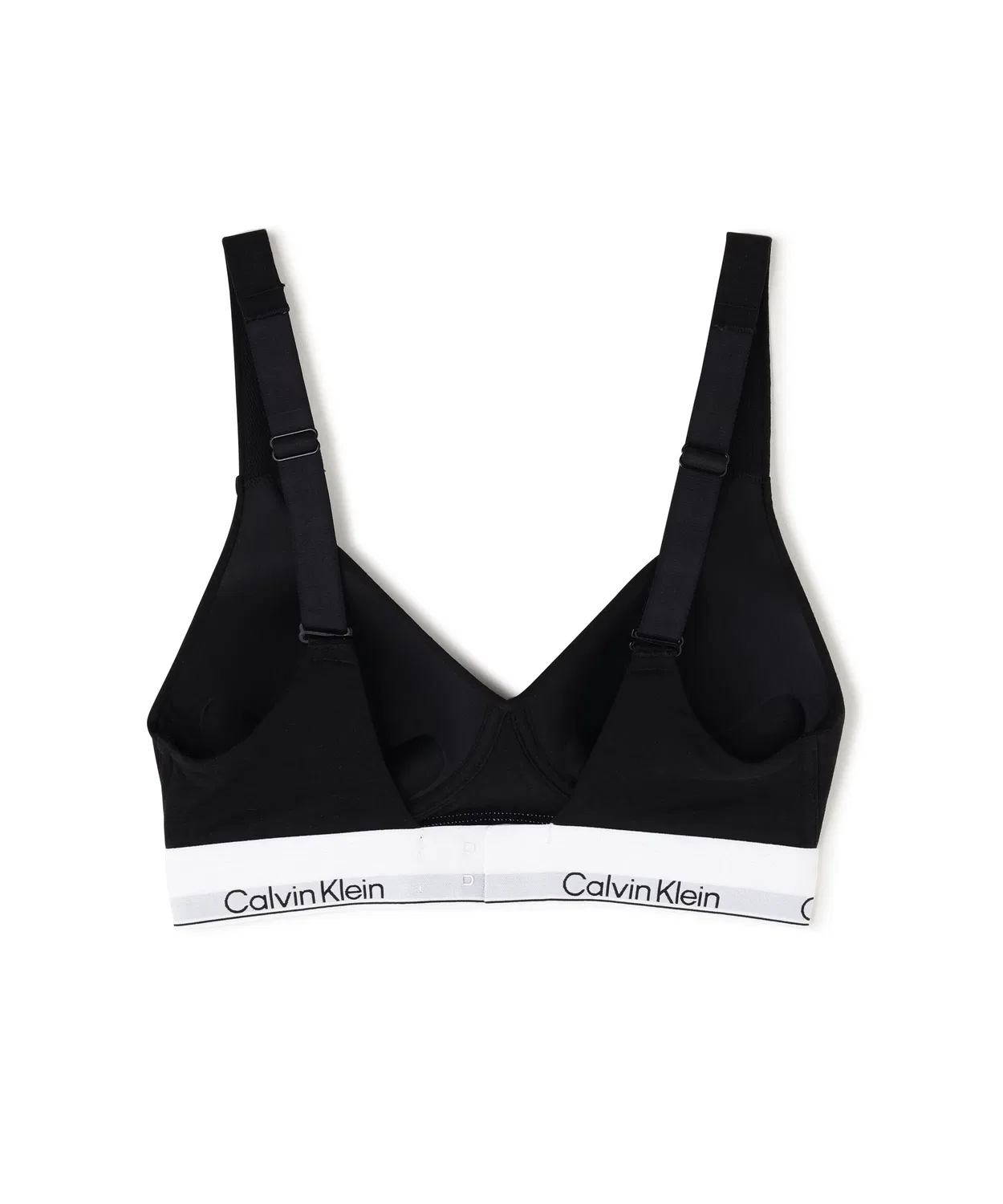 Женский бралетт без косточек с эффектом лифтинга Icon Cotton Modal Calvin Klein, Black — фото 2