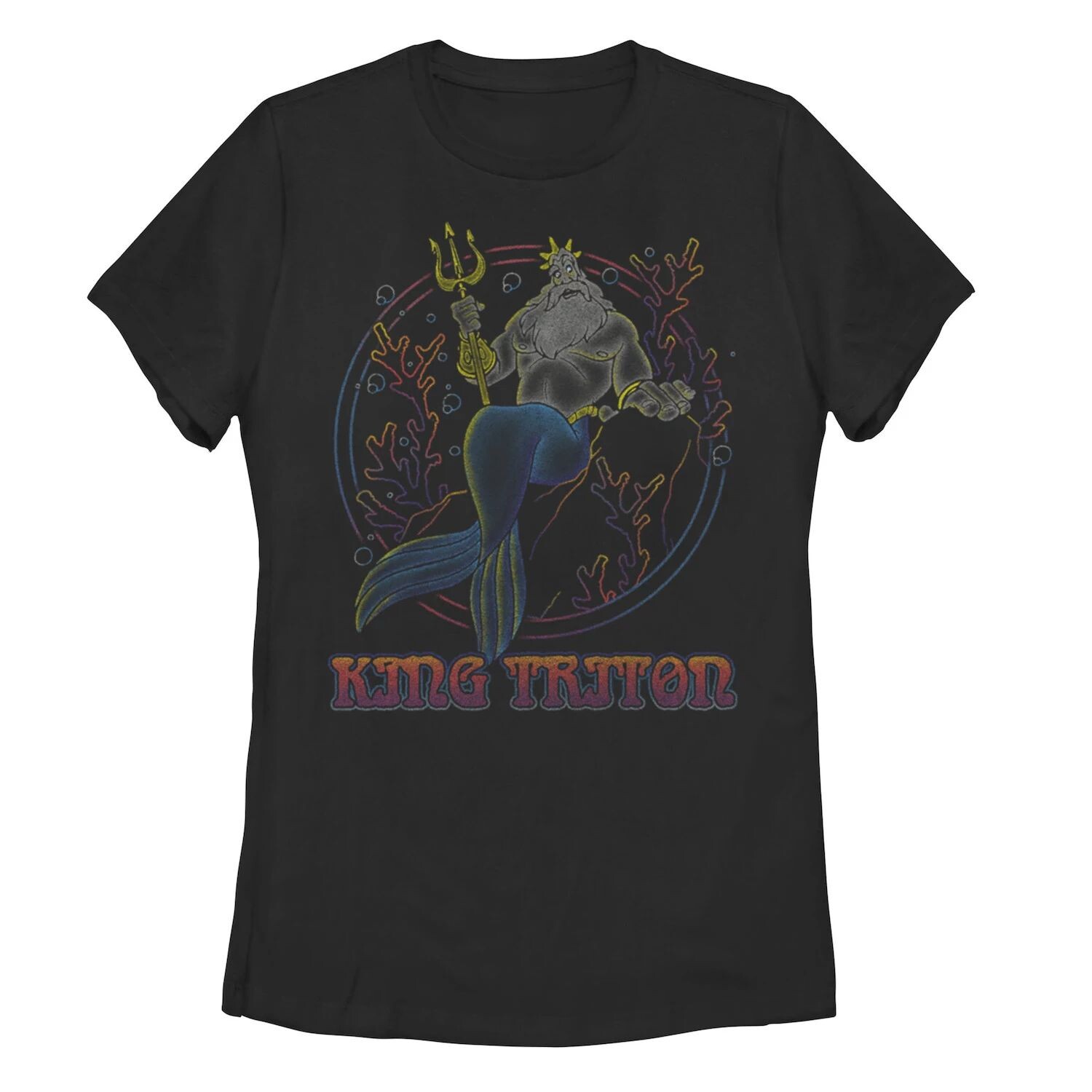 

Детская футболка Disney's The Little Mermaid King Triton Coral Circle Throne Licensed Character, Черный, Детская футболка Disney's The Little Mermaid King Triton Coral Circle Throne Licensed Character