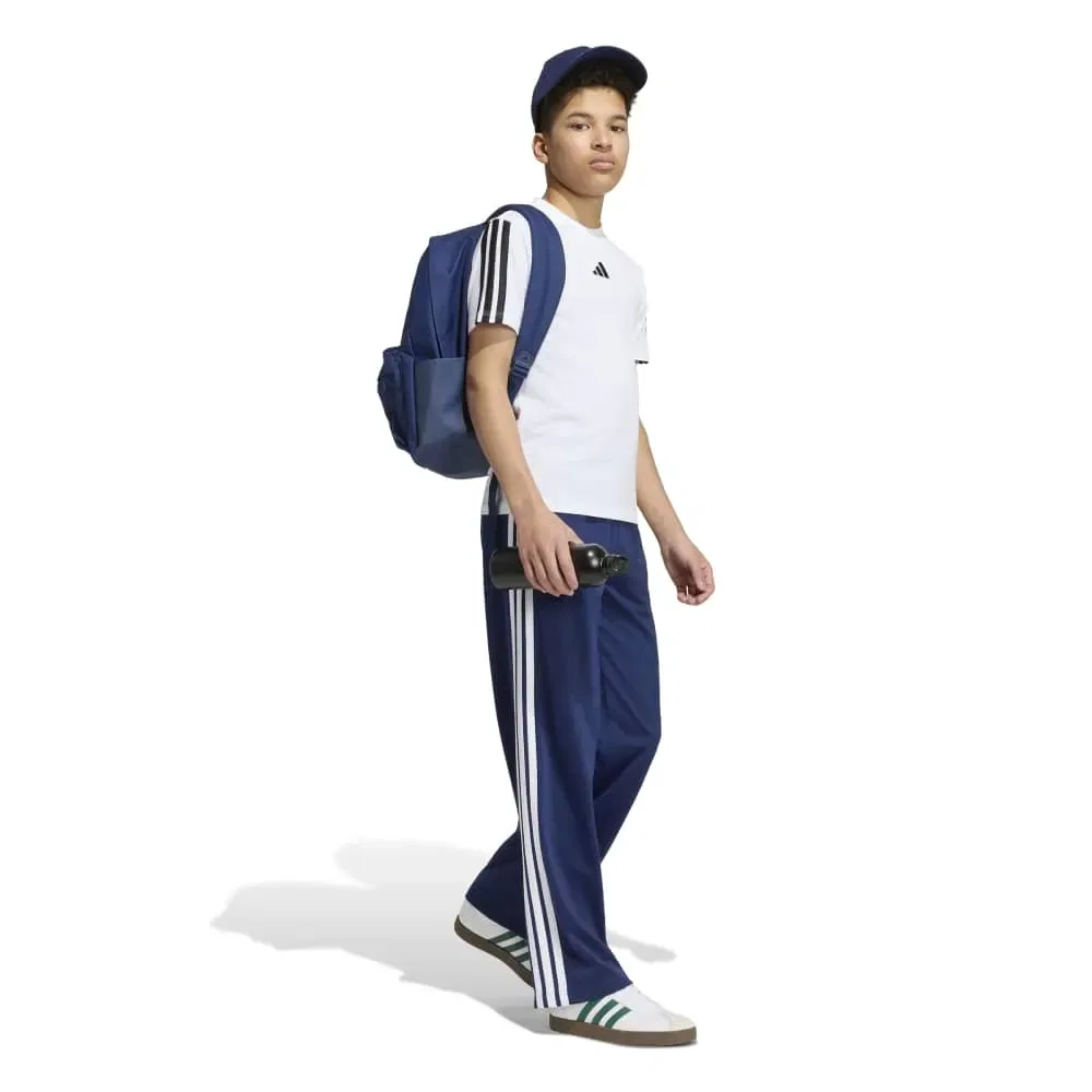 Детские спортивные штаны с лампасами Adidas 3 Stripes Training, Blue — фото 4